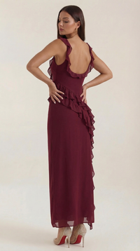 Maxi Vestido con Volantes Susan