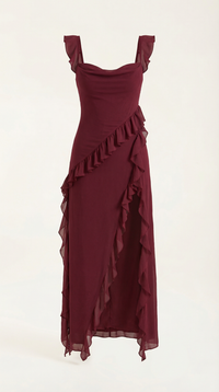 Maxi Vestido con Volantes Susan