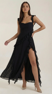 Maxi Vestido con Volantes Susan