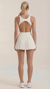 Vestido Corto Plisado Deirdre