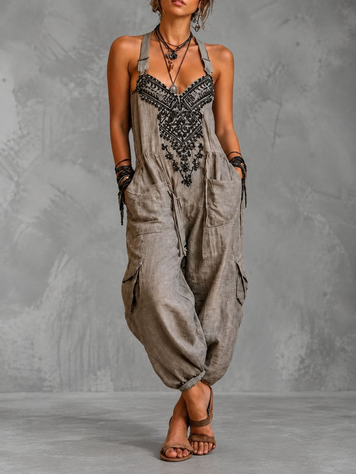 Emma | Mono Bohemio con Bolsillos de Parche